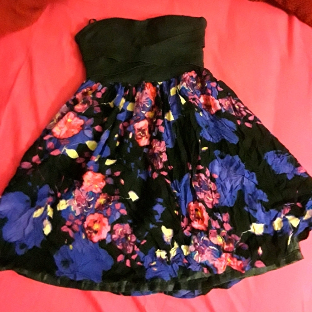 Charlotte Russe Floral strapless dress